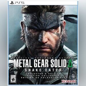 Metal Gear Solid 4: Snake Eater Collector's Edition for PS5 Open Box Brand New